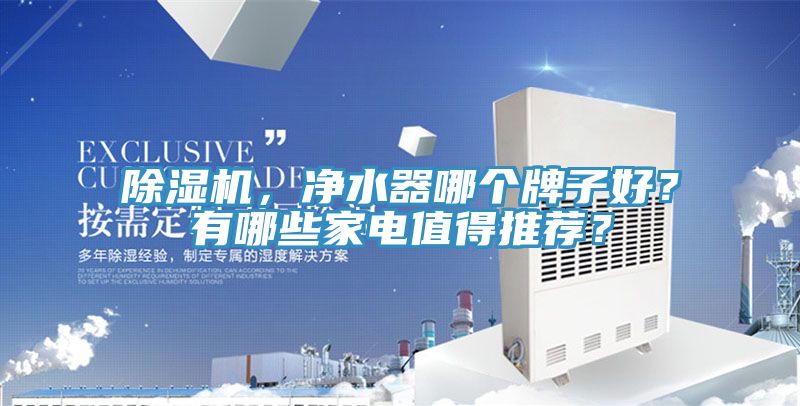 除濕機(jī)，凈水器哪個(gè)牌子好？有哪些家電值得推薦？