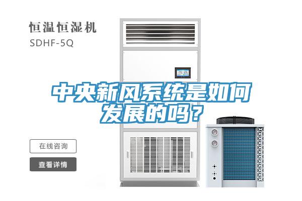中央新風系統(tǒng)是如何發(fā)展的嗎？