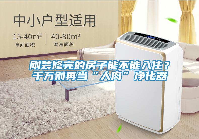 剛裝修完的房子能不能入??？千萬別再當“人肉”凈化器